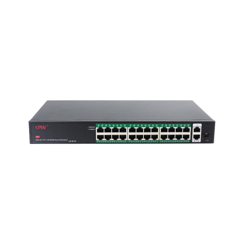ONV-H3024PFD Gigabit 27-port PoE Switch