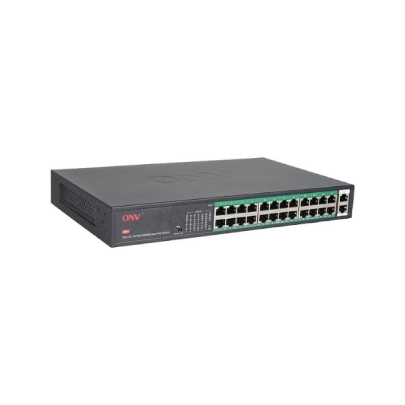 ONV-H1024PLS Gigabit Uplink 26-port PoE Switch