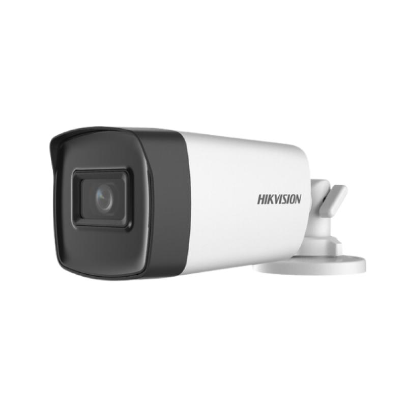 Hikvision DS-2CE17D0T-LFS 2MP Smart Hybrid Light Audio Fixed Bullet Camera