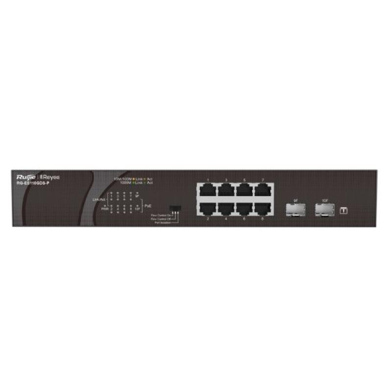 Ruijie RG-ES110GDS-P 10-port Unmanaged PoE Switch