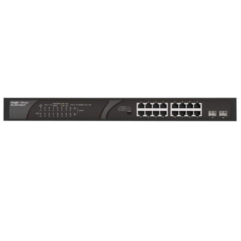 Ruijie RG-ES118GS-P 18-Port Unmanaged PoE Switch