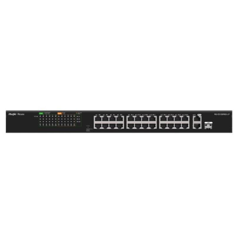 Ruijie RG-ES126FGS-LP 24-Port Unmanaged PoE Switch