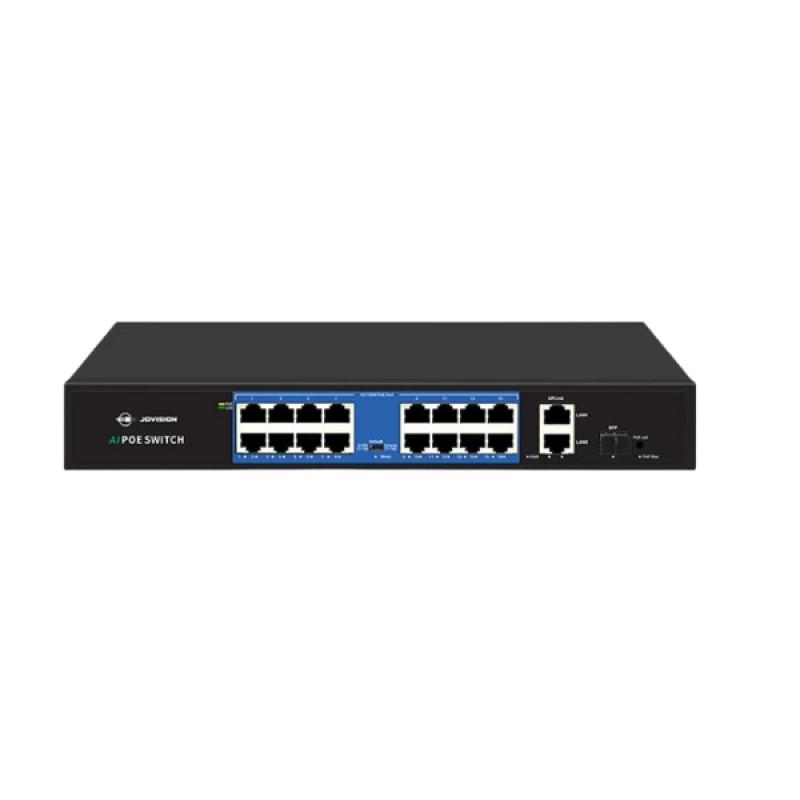 Jovision JVS-S19-16P-200W 16 Port PoE Switch