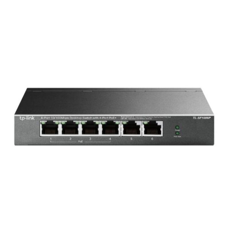TP-Link TL-SF1006P 6-Port 10/100Mbps Desktop PoE Switch