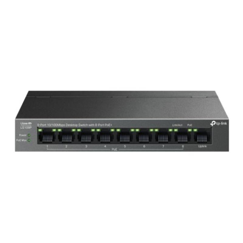 TP-Link LS109P 9-Port 10/100Mbps PoE Switch