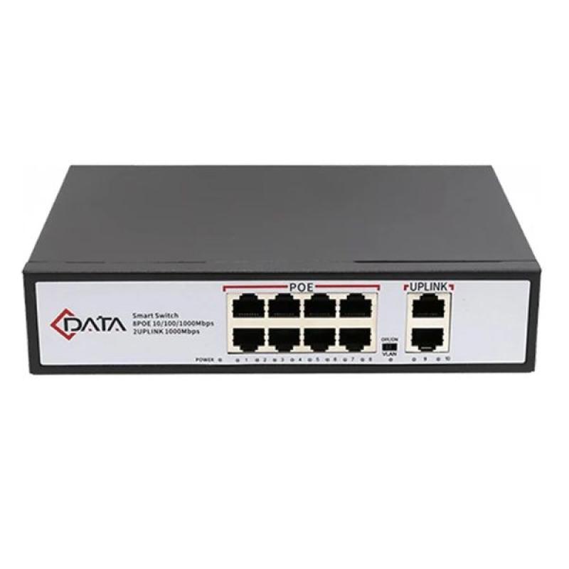 C-Data CS2082G-POE 8 Port Gigabit Ethernet Unmanaged PoE Switch