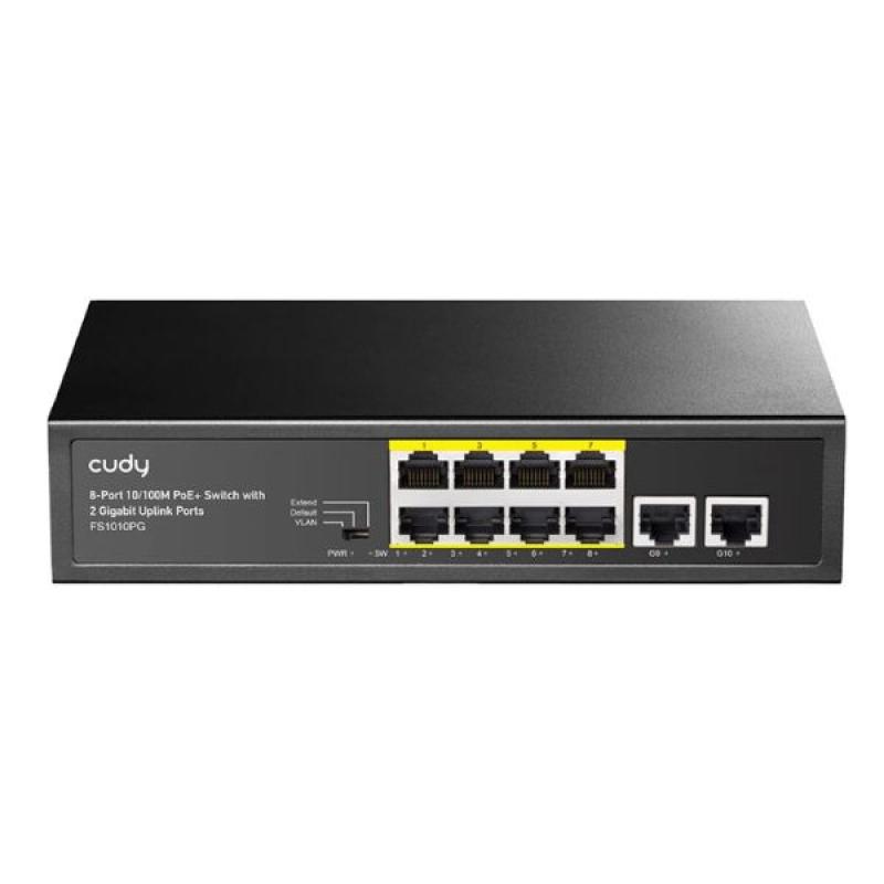 Cudy FS1010PG 8 Port PoE+ Switch with 2 Uplink Ports