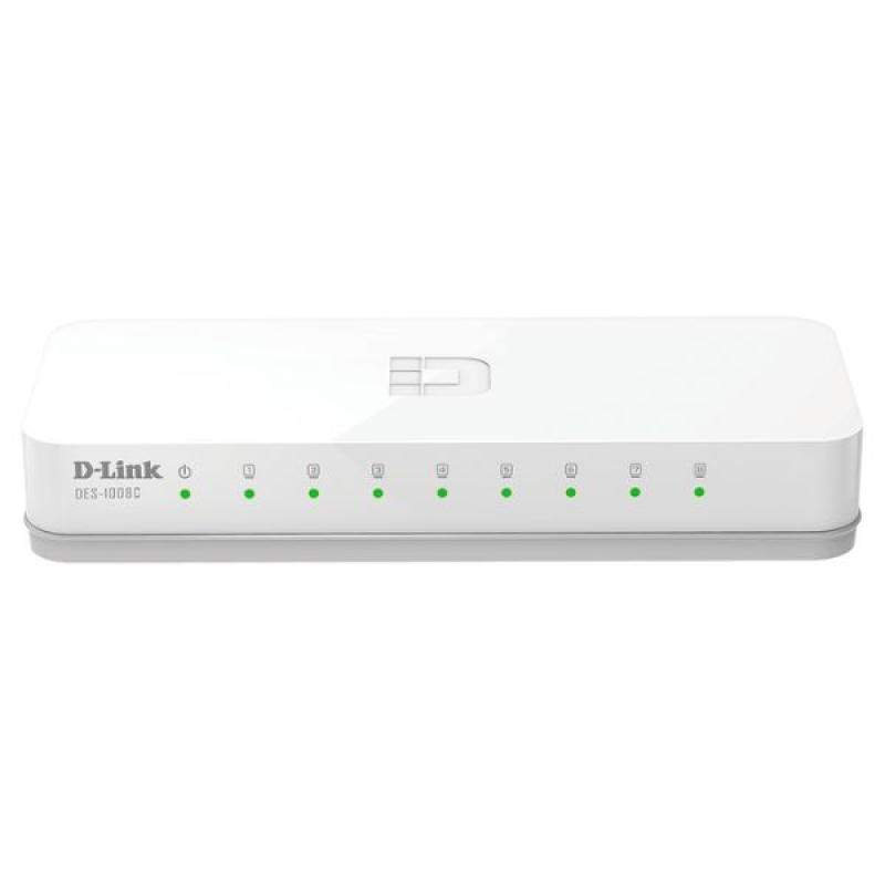 D-Link DES-1008C 8 Port 10/100 Unmanaged Switch