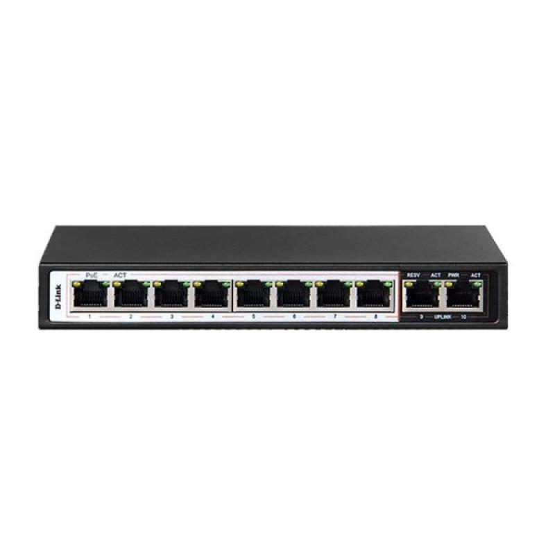 D-Link DES-F1010P-E 10 Port Unmanaged PoE Switch