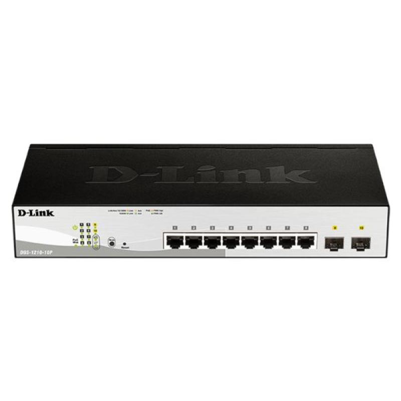 D-Link DGS-1210-10P 8 Port Gigabit Switch