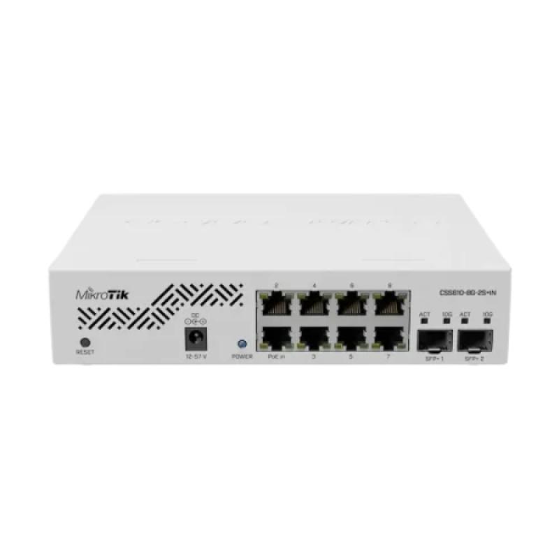 Mikrotik CSS610-8G-2S+IN 10 Port Managed Smart Cloud Switch