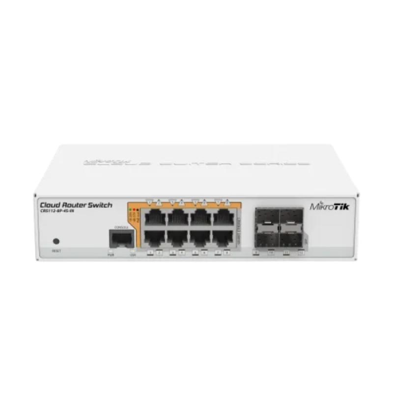 Mikrotik CRS112-8P-4S-IN 8 port Gigabit POE Smart Switch