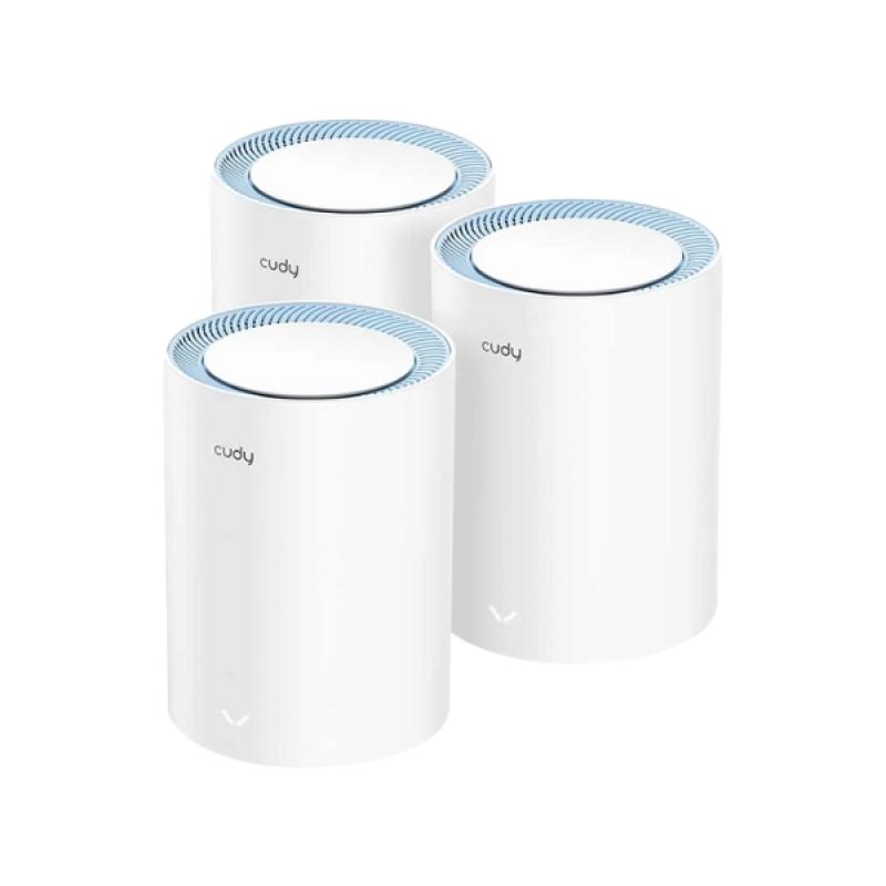 Cudy M1200 AC1200 Ethernet Dual-Band Mesh Wi-Fi Router (3-Pack)