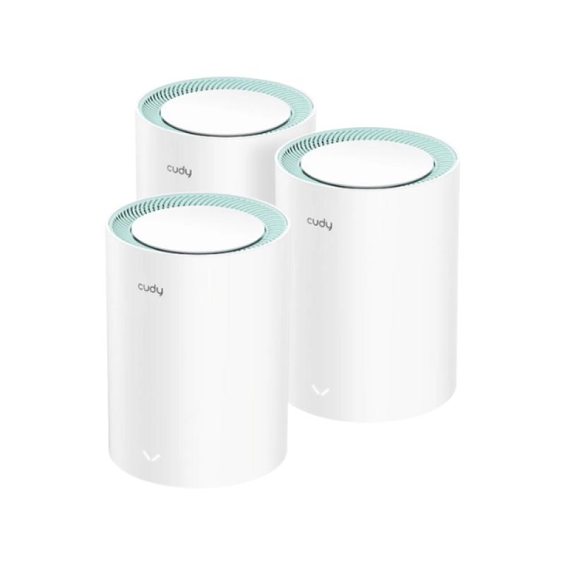Cudy M1300 AC1200 Gigabit Dual-Band Mesh Wi-Fi Router(3-Pack)