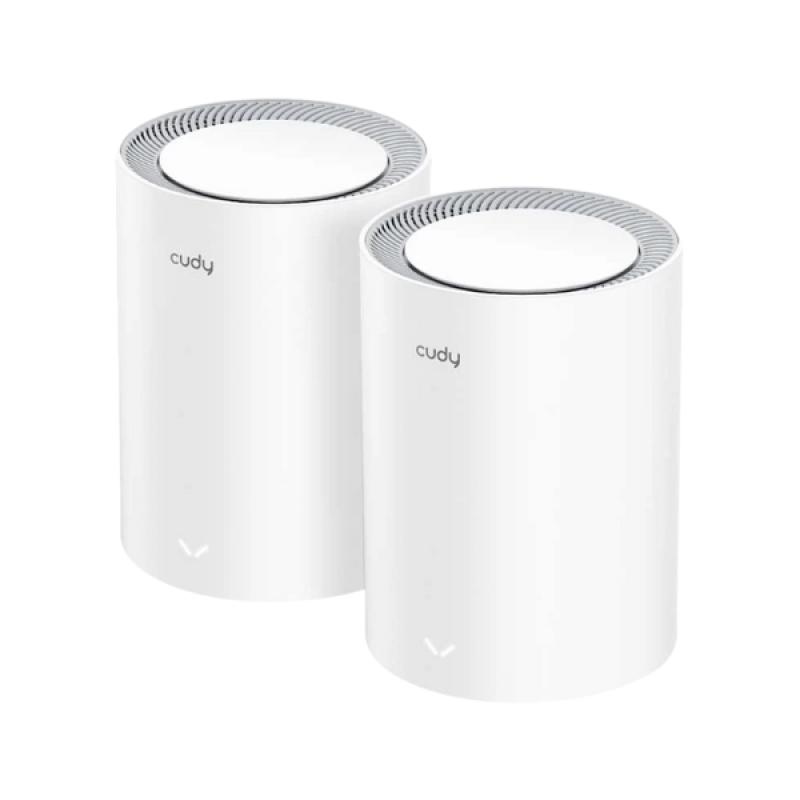 Cudy M1800 AX1800 Gigabit Dual-Band Mesh Wi-Fi Router (2-Pack)