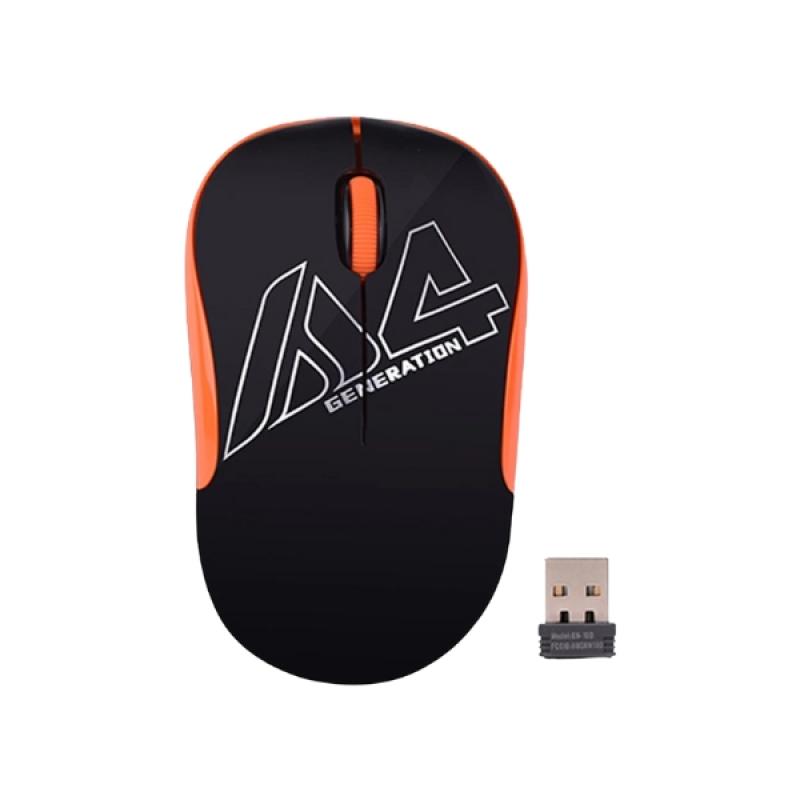 A4TECH G3-300N Black-Orange V-Track Wireless Mouse