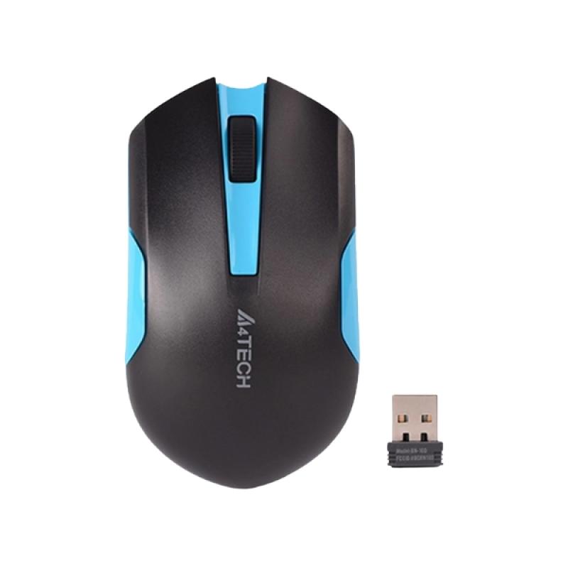 A4TECH G3-200/200N Black & Blue Wireless Mouse
