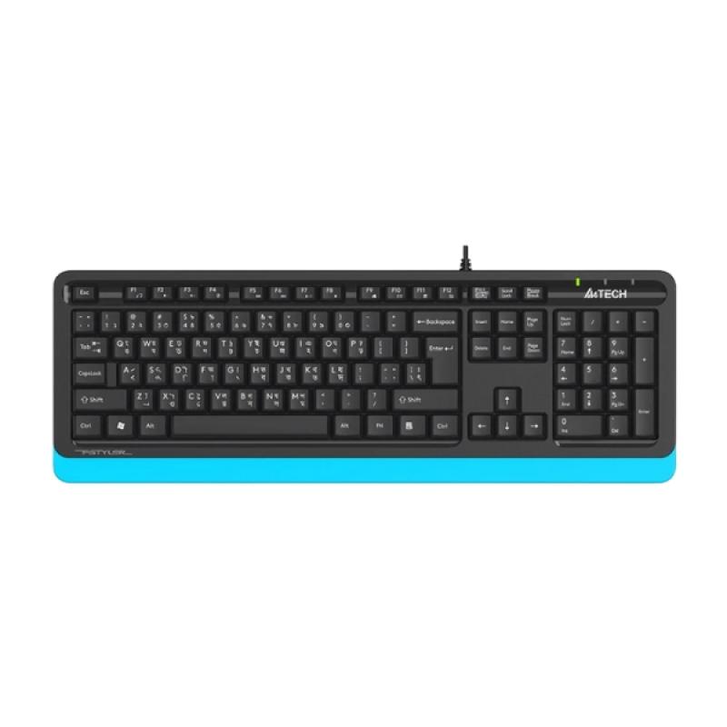 A4tech FK10 Fstyler Wired Blue Multimedia Keyboard with Bangla