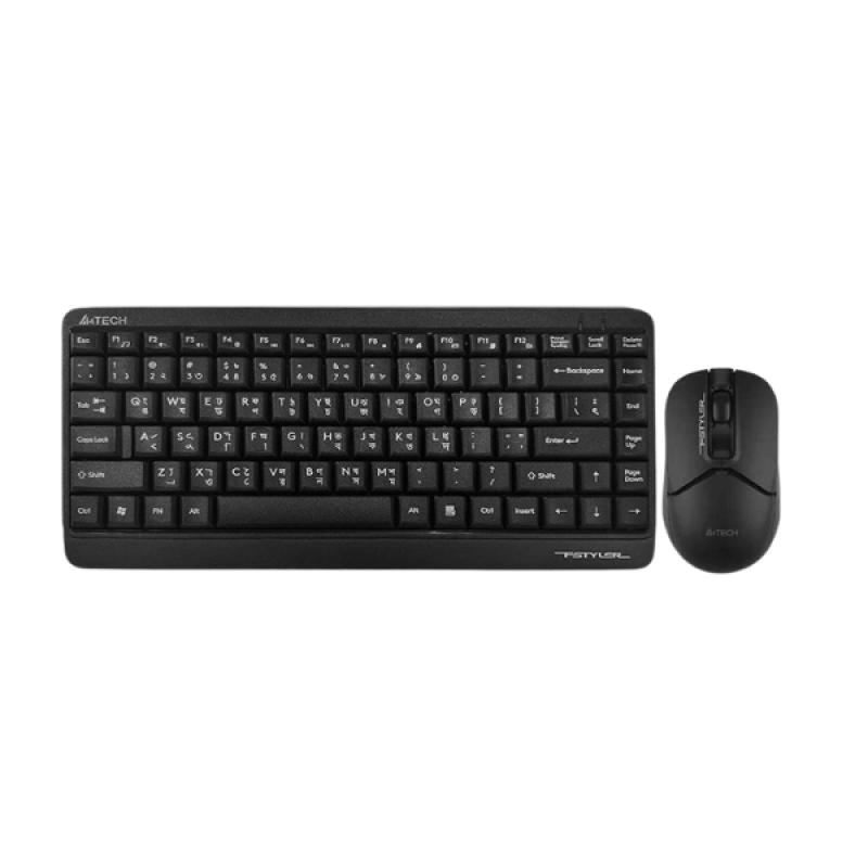 A4TECH FG1112 Black Wireless Keyboard & Mouse Combo