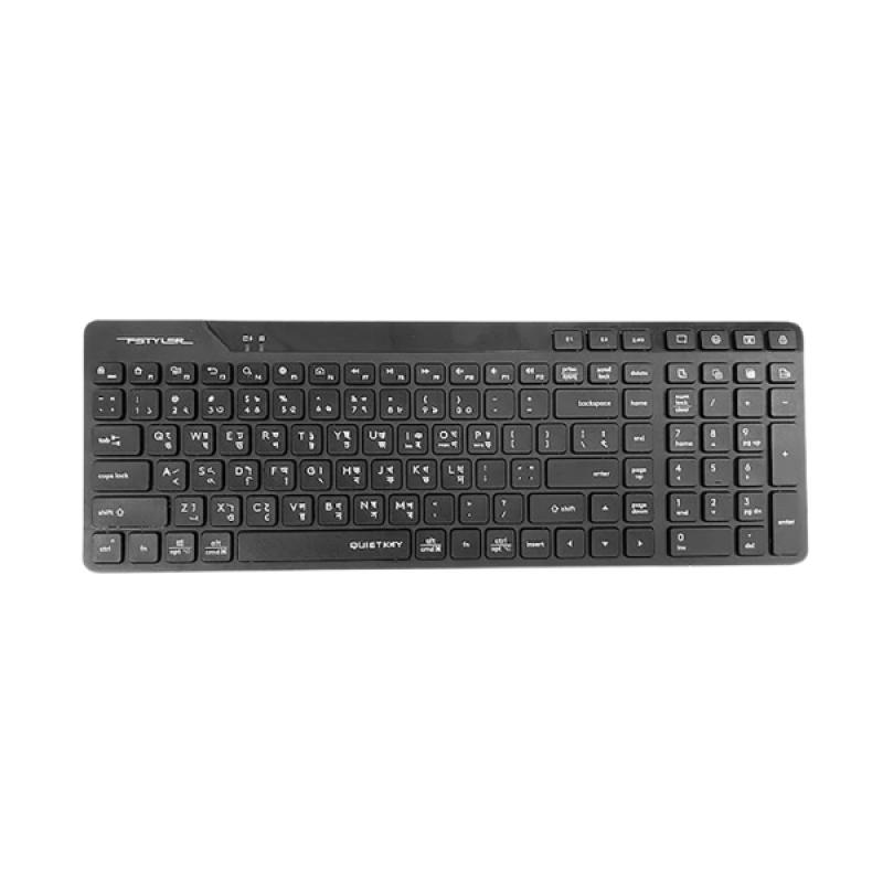 A4tech Fstyler FBK27C AS Black Keyboard with Bangla