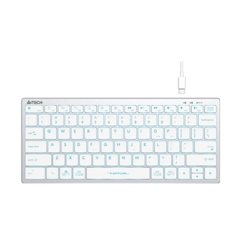 A4tech FX61 Mini FStyler White Wired Keyboard