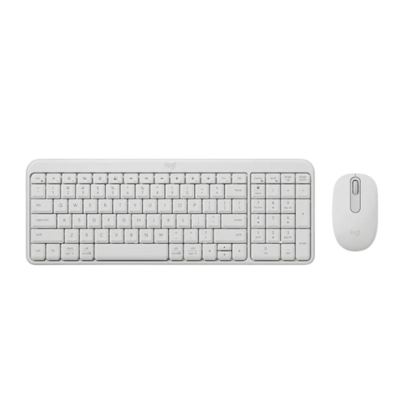 Logitech MK250 Off-white Bluetooth white Keyboard & Mouse Combo