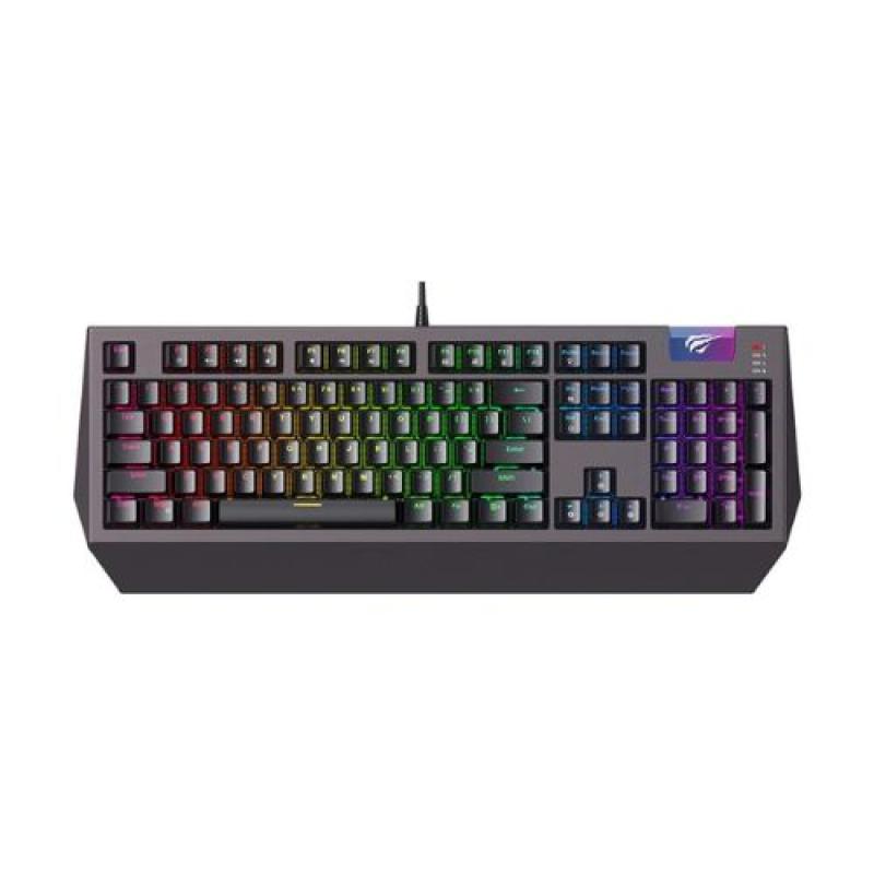 Havit KB872L RGB Backlit Multi-Function Blue Switch Mechanical Gaming Keyboard