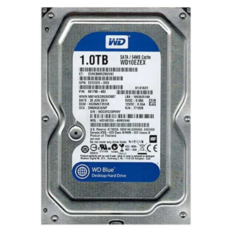 Western Digital Blue WD10EZEX 1TB Internal Hard Disk