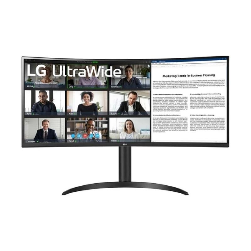 LG UltraWide 34WR55QK-B 34 Inch 3K UWQHD Display Curved Monitor