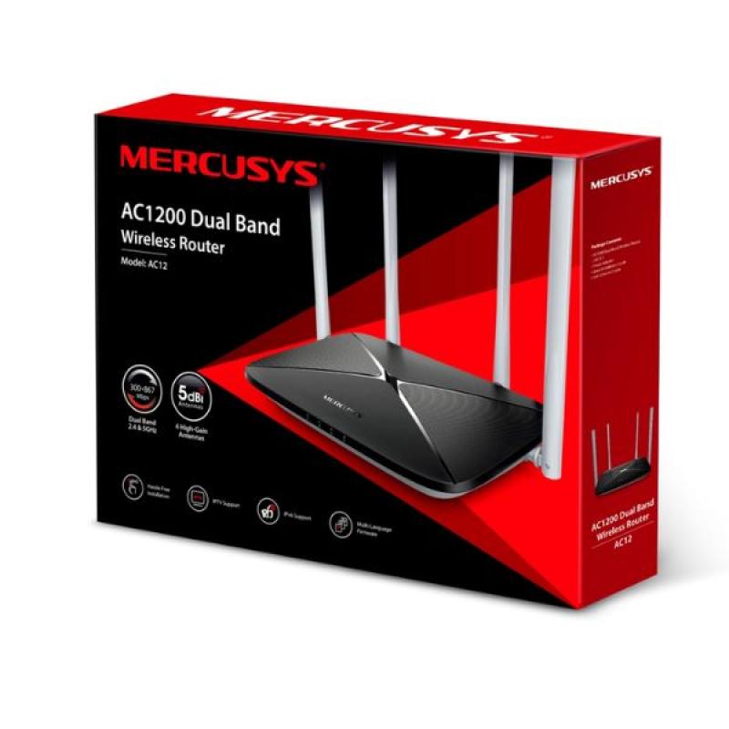 Mercusys AC12 AC1200 Dual Band Wireless Router