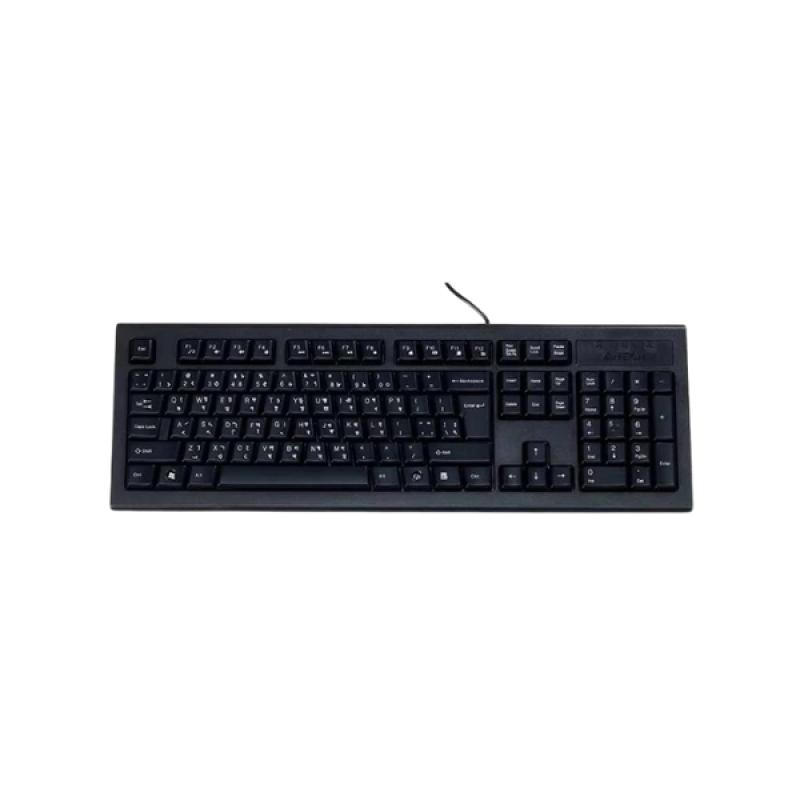 A4tech KRS-82BD Black Wired Multimedia Keyboard with Bangla