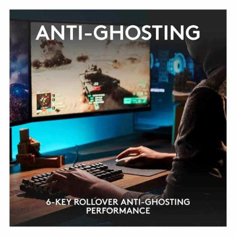 Logitech G413 TKL SE Wired Mechanical Backlit Gaming Keyboard