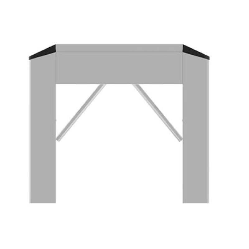 ZKTeco TS2022 Plus Series Drop Arm Tripod Turnstile (With Fingerprint & RFID Reader)