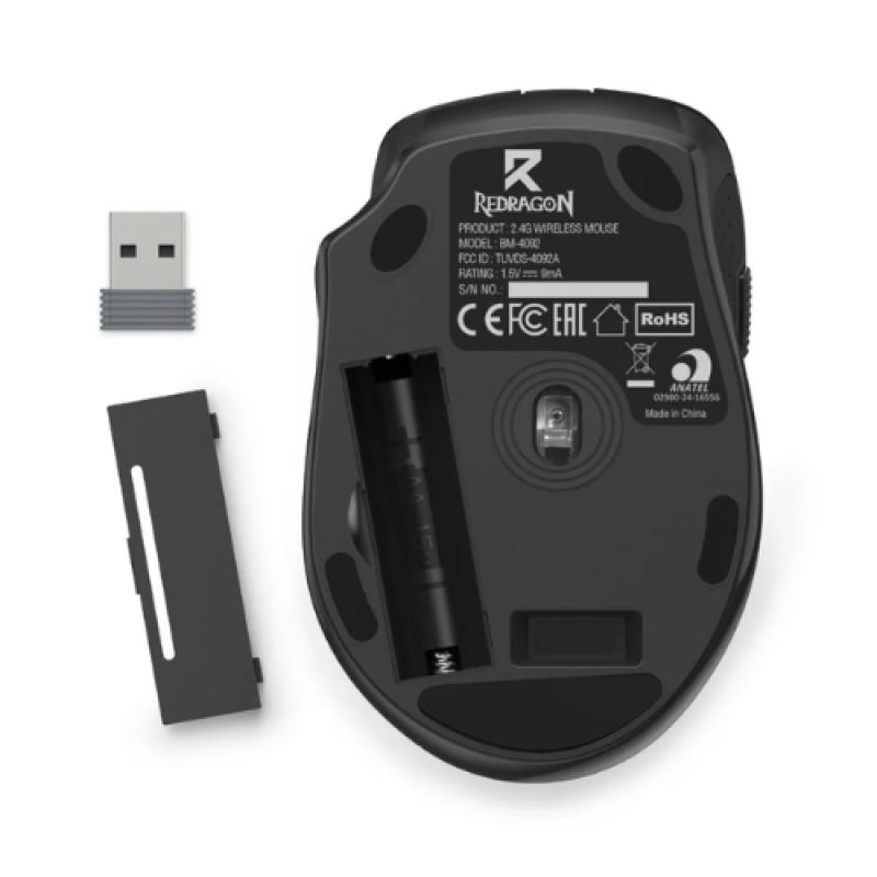 Redragon BM-4092 black wireless mouse