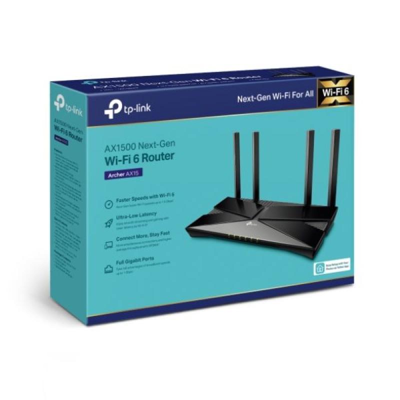 TP-Link Archer AX15 AX1500 Dual Band Wi-Fi 6 Router