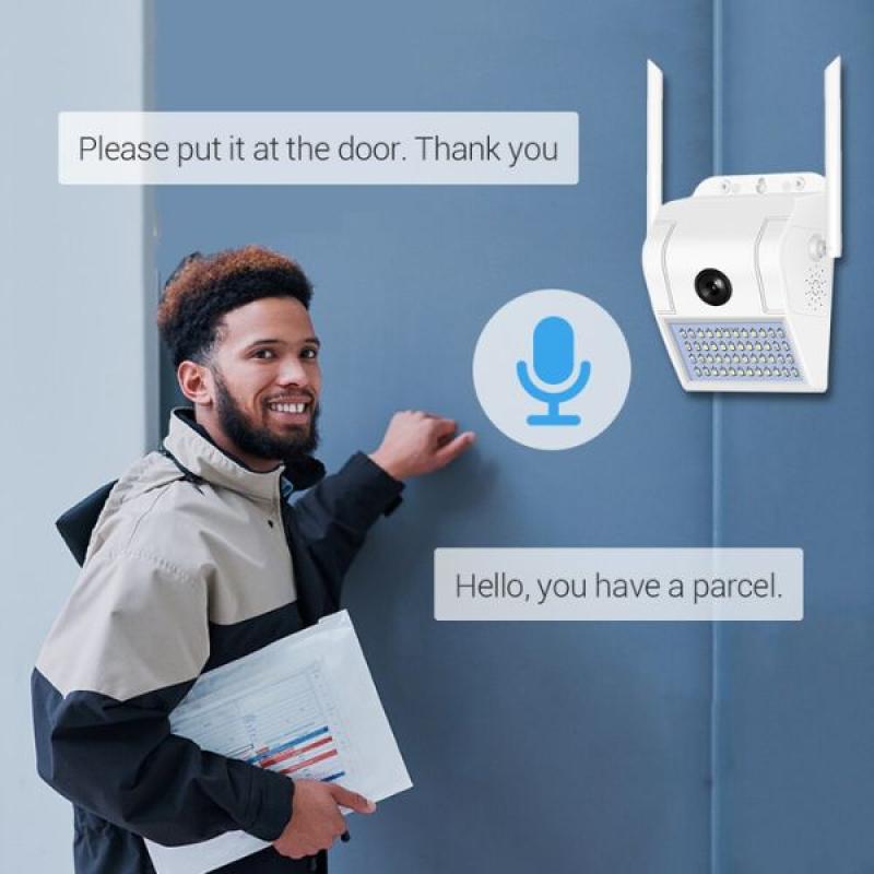 V380 Wall Lamp WiFi Outdoor Wireless Camera