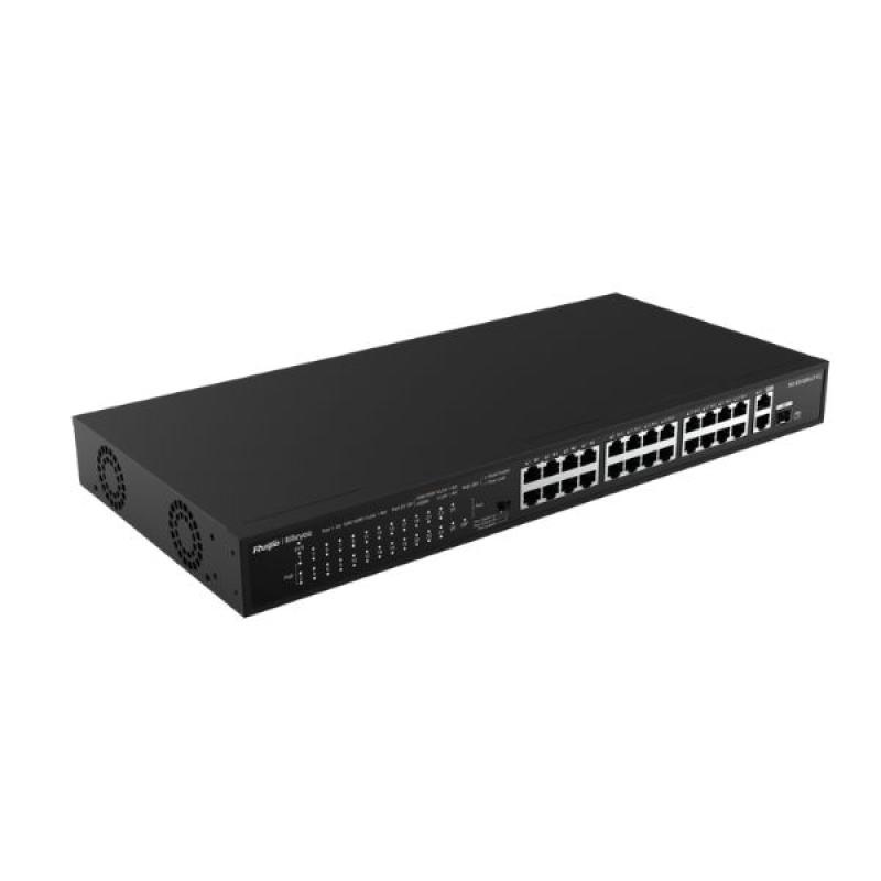 Ruijie RG-ES126S-LP V2 24-Port Desktop Unmanaged PoE Switch