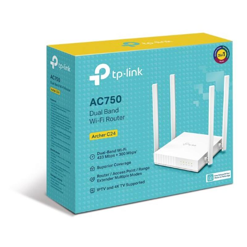 TP-Link Archer C24 AC750 Dual-Band WiFi Router